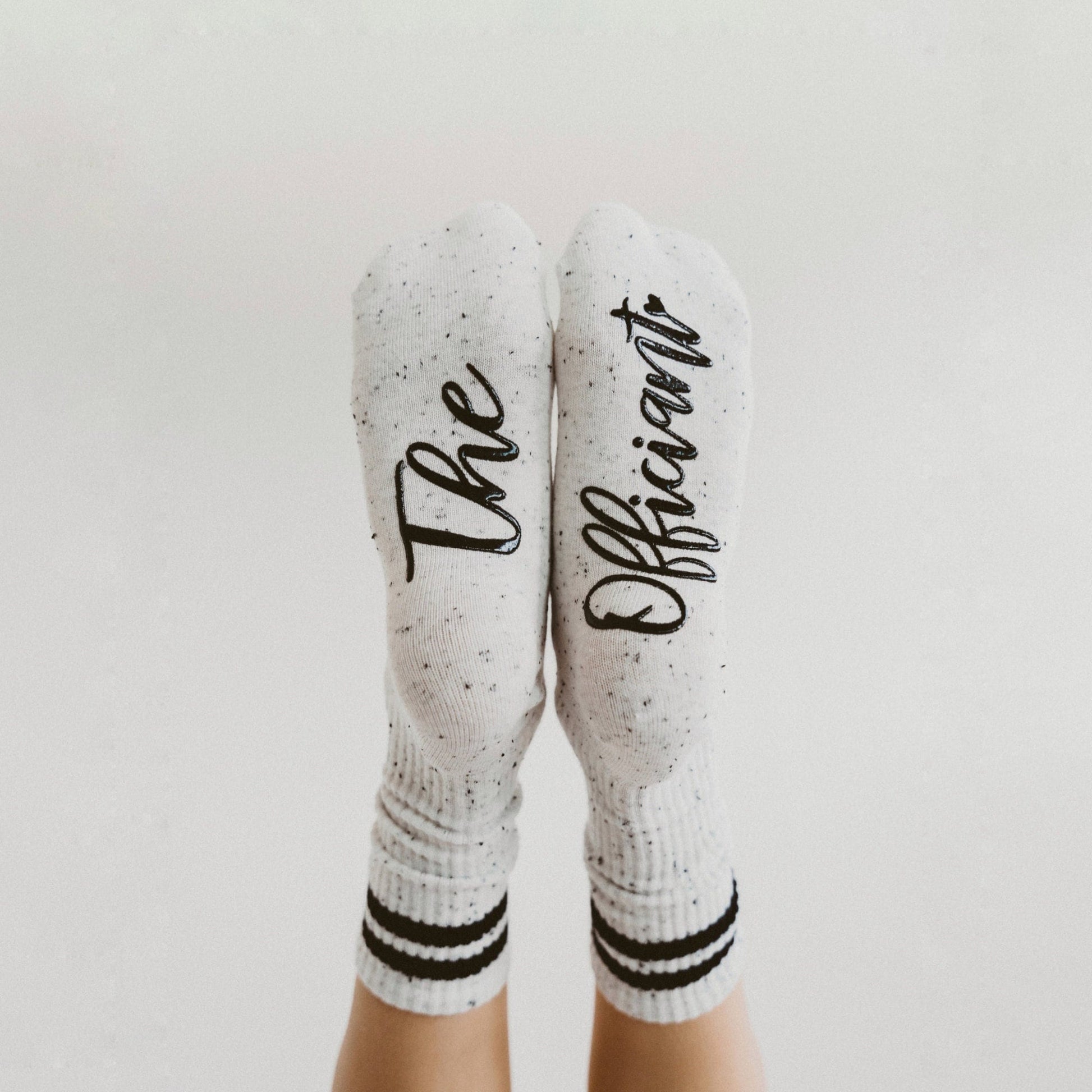 The Officiant Socks, Grippy Non-Slip Socks, Thank You or Proposal Gift for Wedding Officiant by Blissful Socks