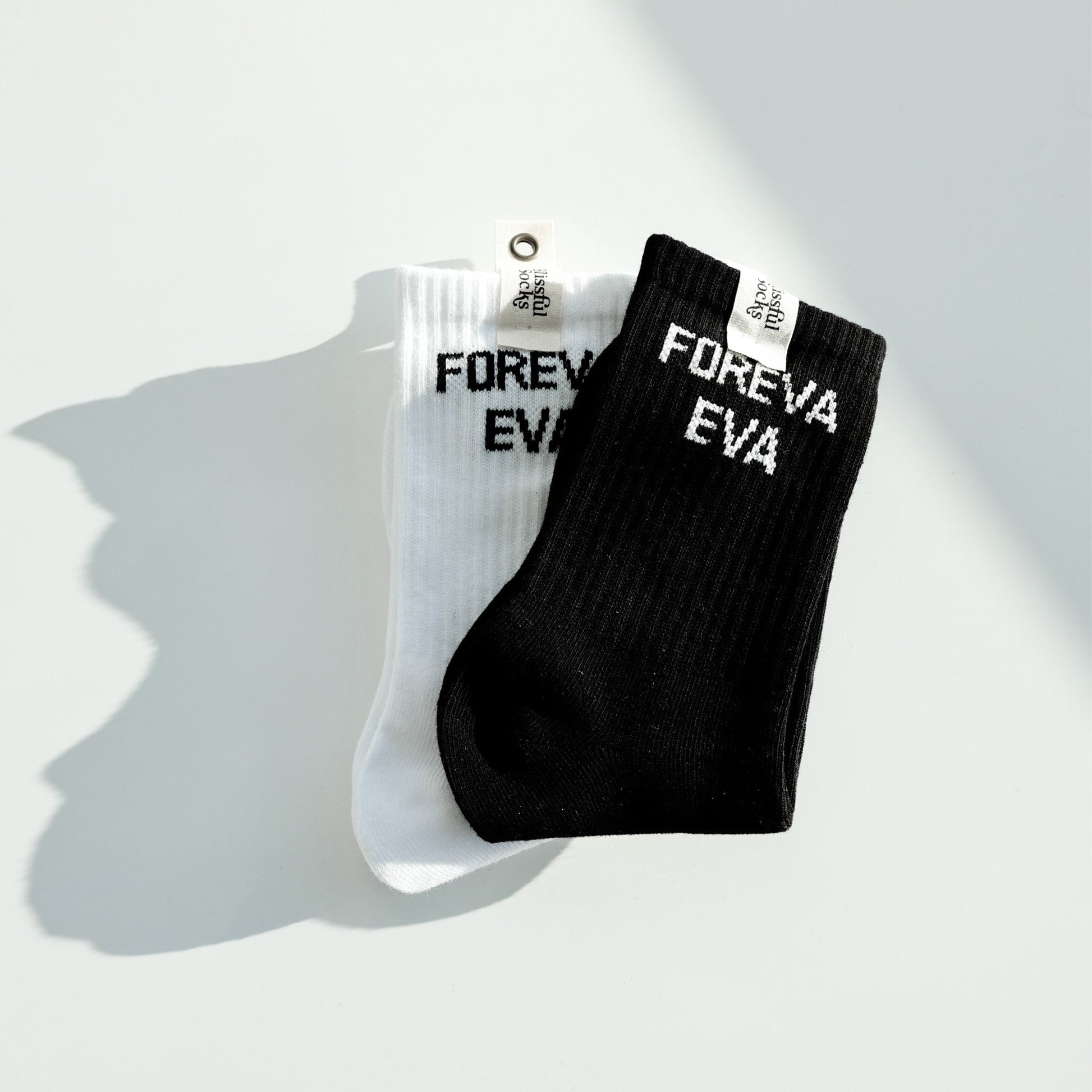 FOREVA EVA Socks, Couple Wedding Gift, Unique Gift for Couple, Bridesmaid Gift, by Blissful Socks