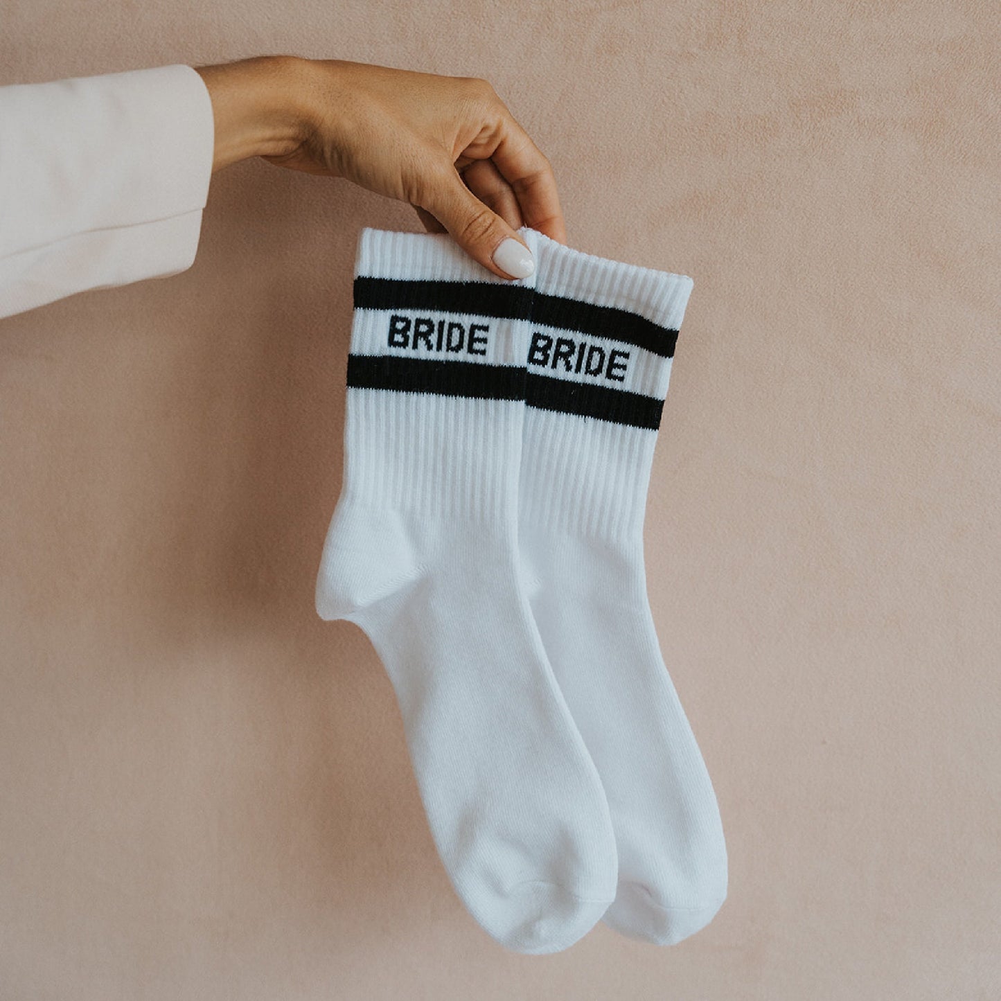 Bride and Team Bride Socks, Bachelorette Favor, Bridal Party Gift from Bride, Wedding Party Proposal Gift Idea, Bridal Shower Gift