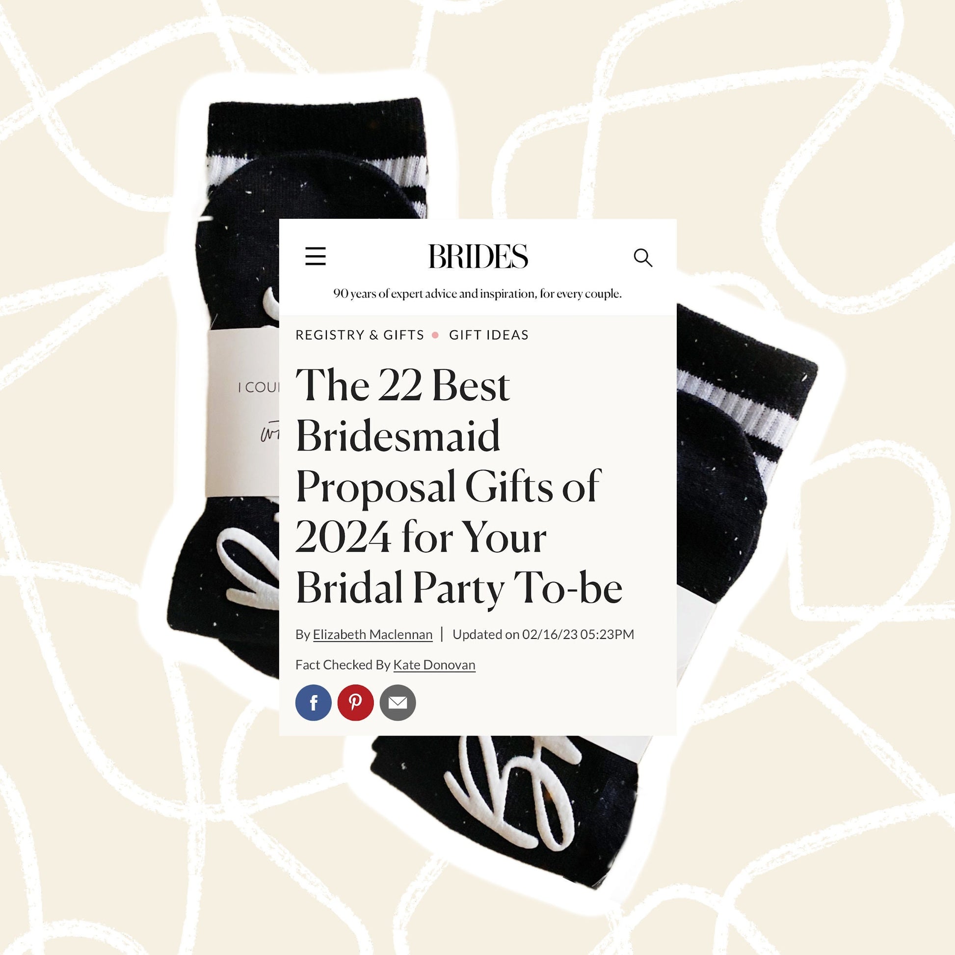 Bridesman Socks, Grippy Socks, Bridesman Proposal Gift, Brides Man Thank You Gift, Unique Wedding Party Gift by Blissful Socks