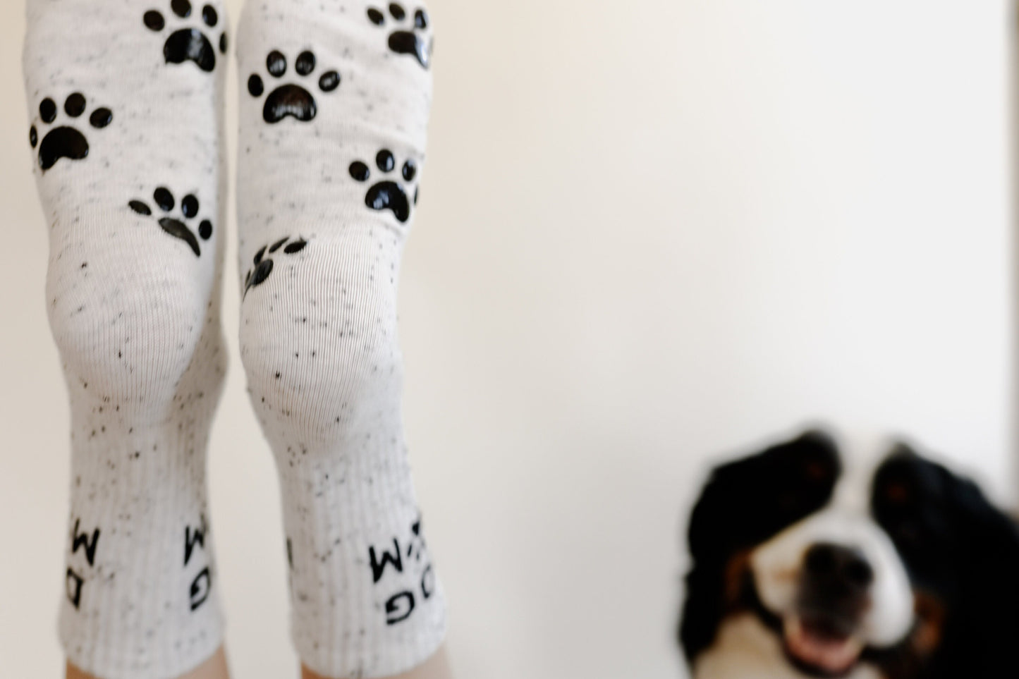 Dog Mom Socks, Grippy Dog Mom Socks, Gift for Dog Momma, Mothers Day Gift, Gifts for Her by Blissful Socks